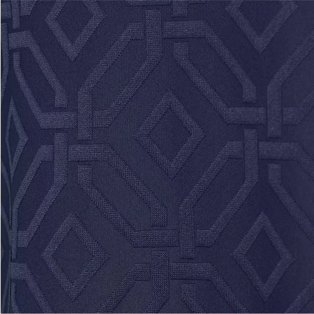 Jude Connally Fern Solid Jacquard Pull-On Skort navy - Picture 3 of 13